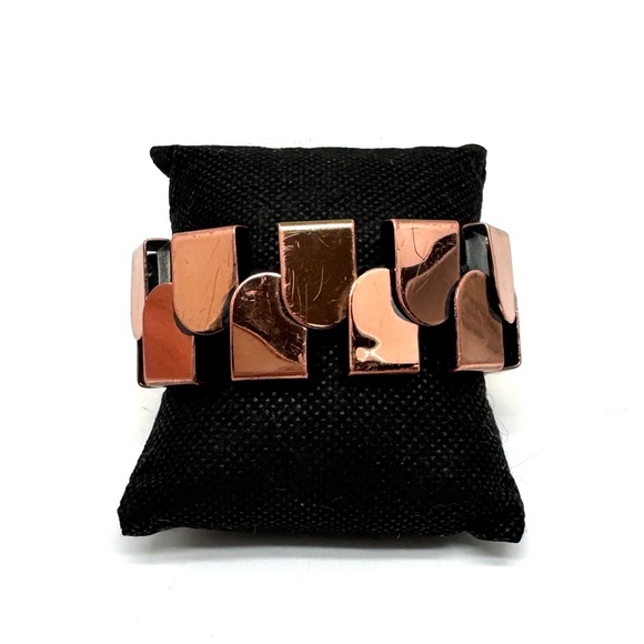Renoir Jewelry - Renoir Vintage Copper Cuff Modernist Geometric Bracelet